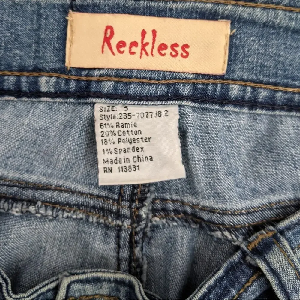 Reckless Jeans with Graffiti Custom Art Junior's 5